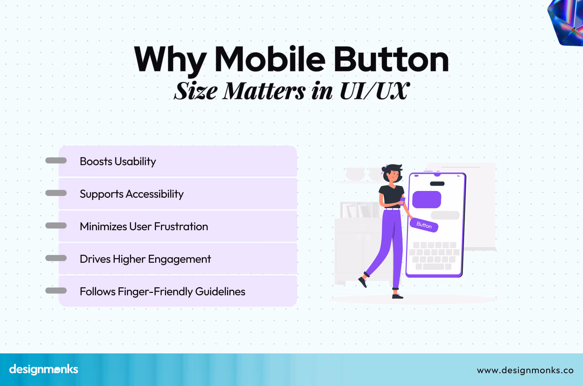 Why Mobile Button Size Matters in UI/UX